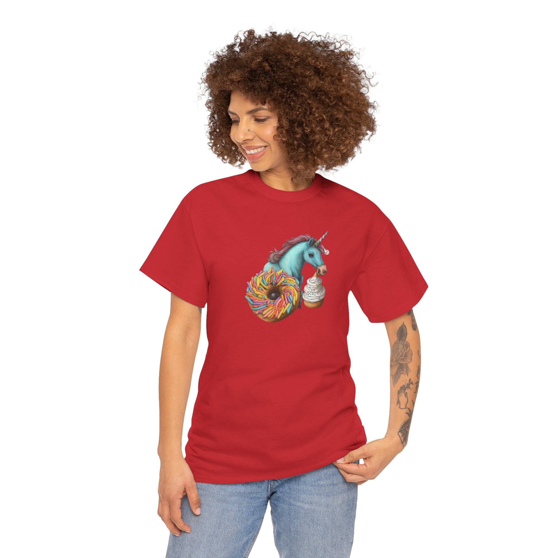 Unicorn and Donut Tshirt