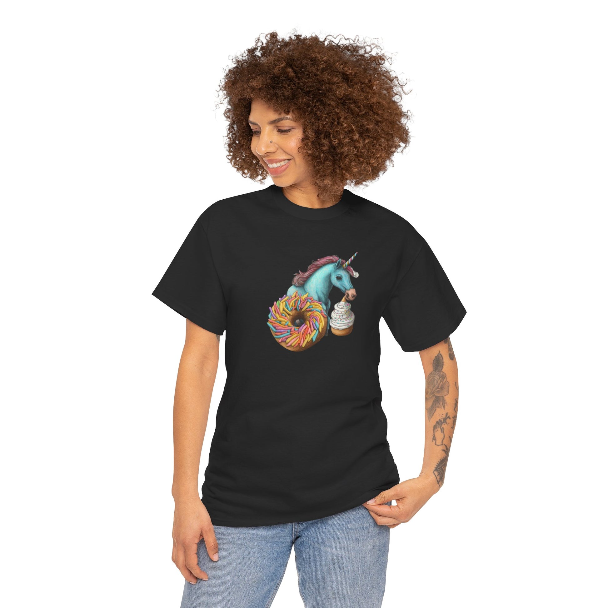 Unicorn and Donut Tshirt