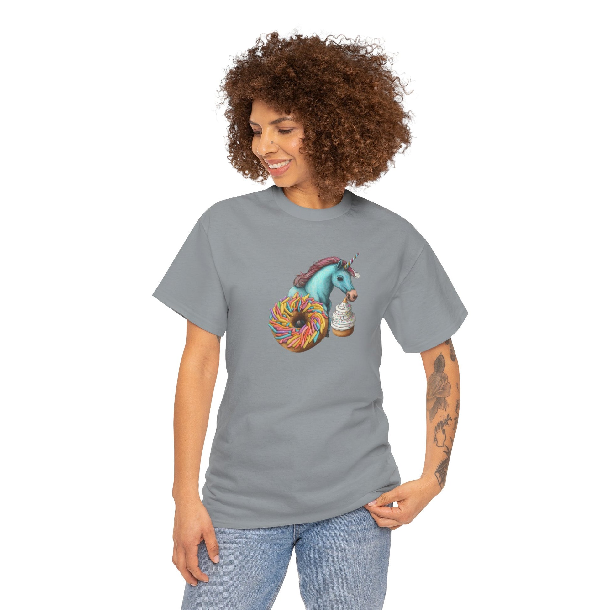 Unicorn and Donut Tshirt