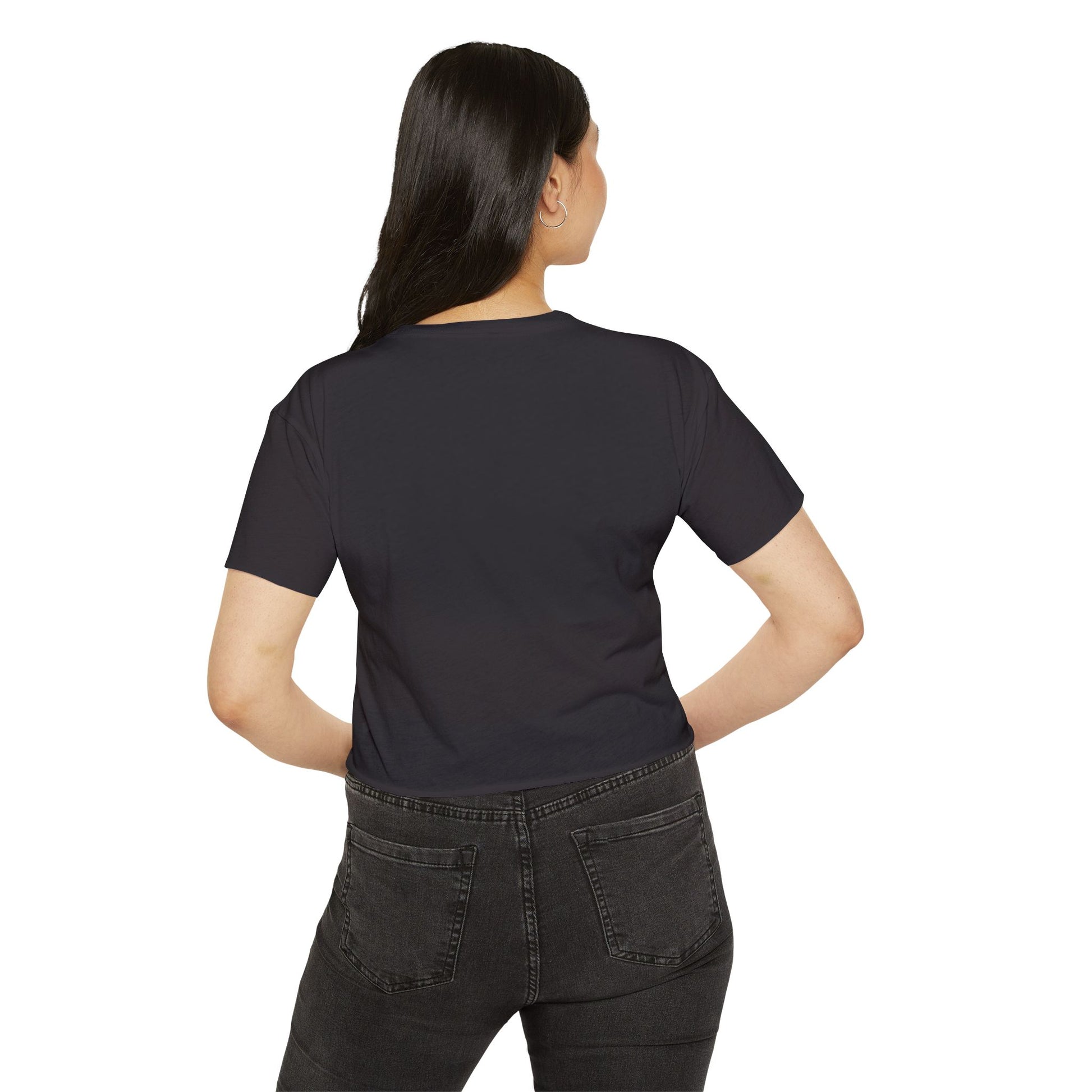 Colorful Handprint Festival Crop Top