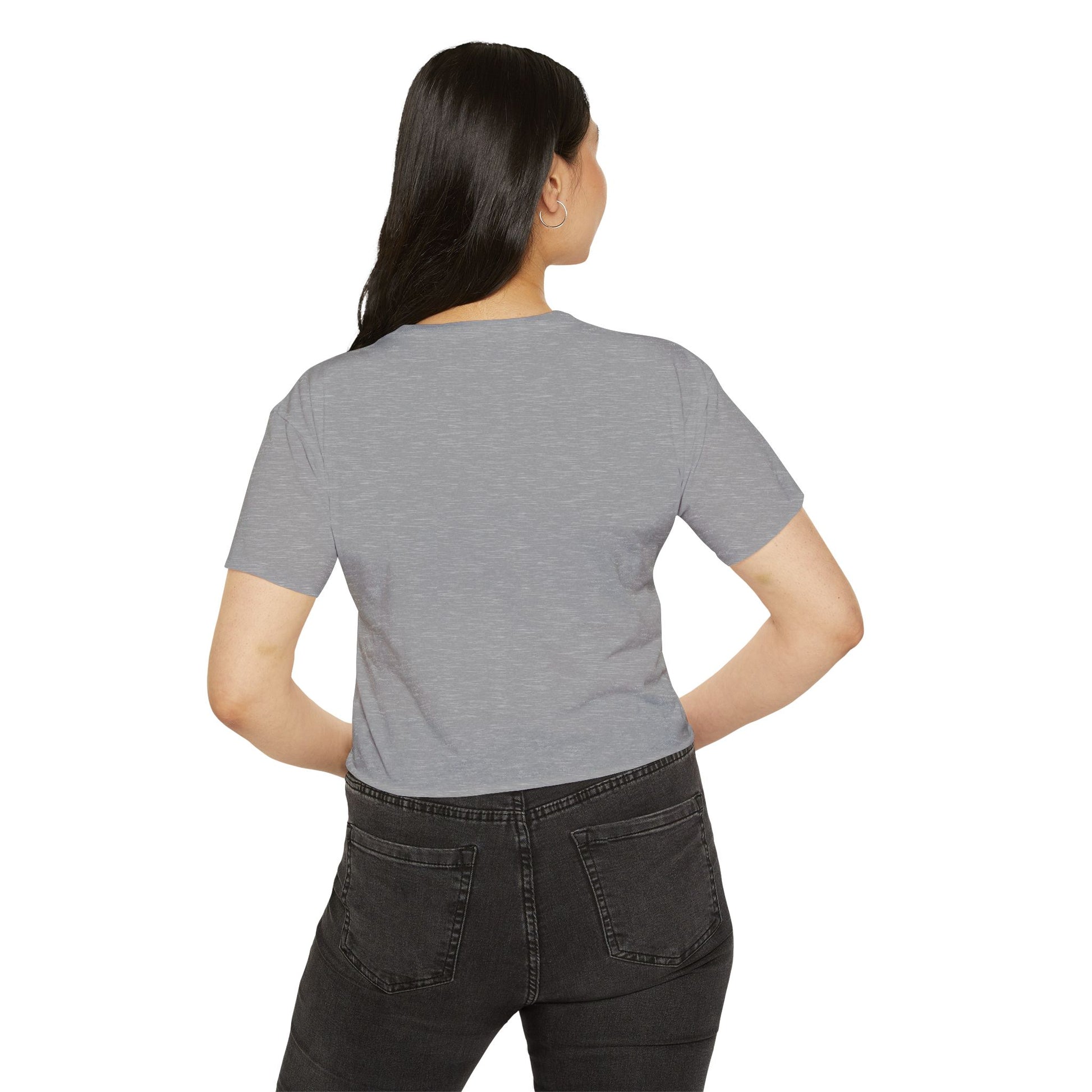 Colorful Handprint Festival Crop Top