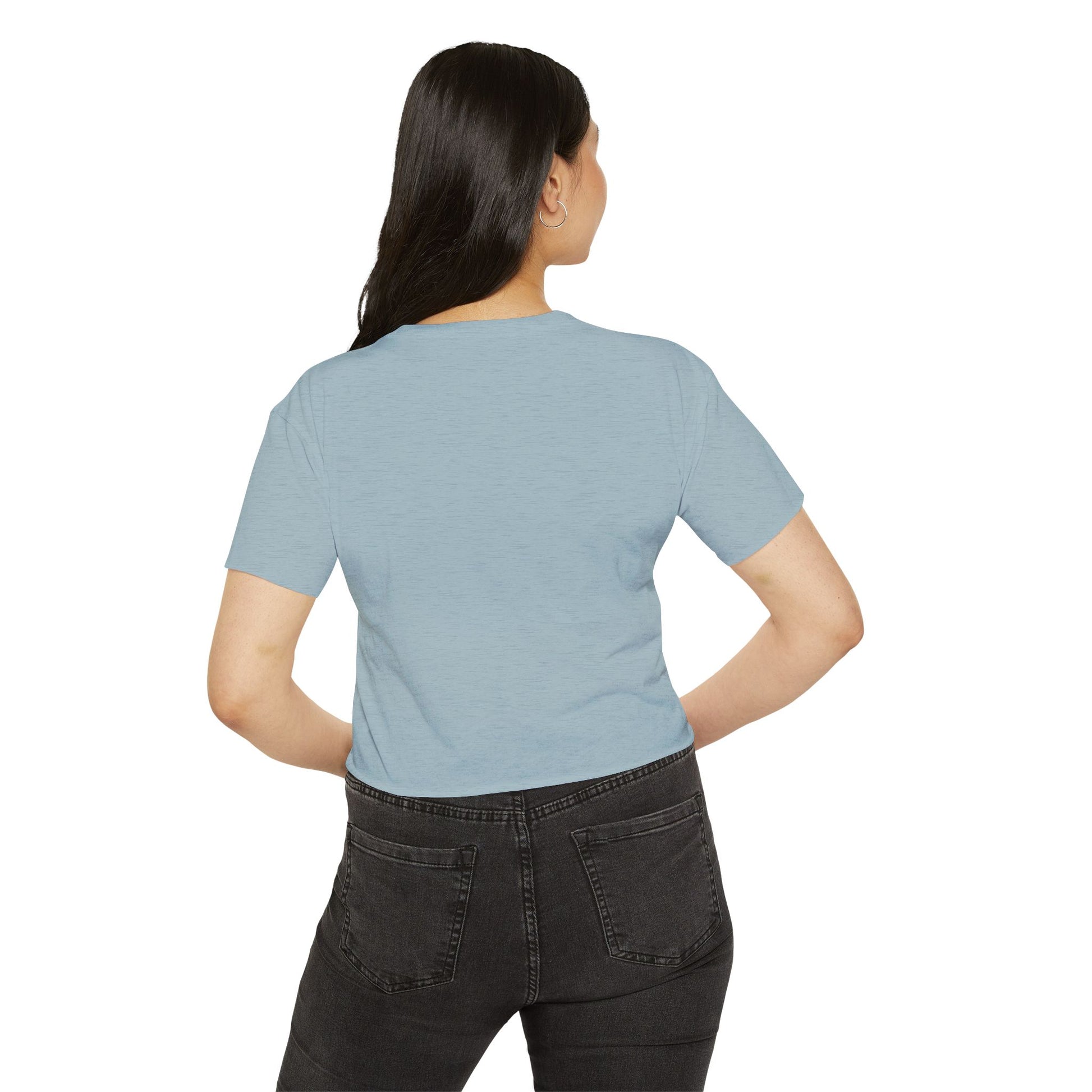 Colorful Handprint Festival Crop Top