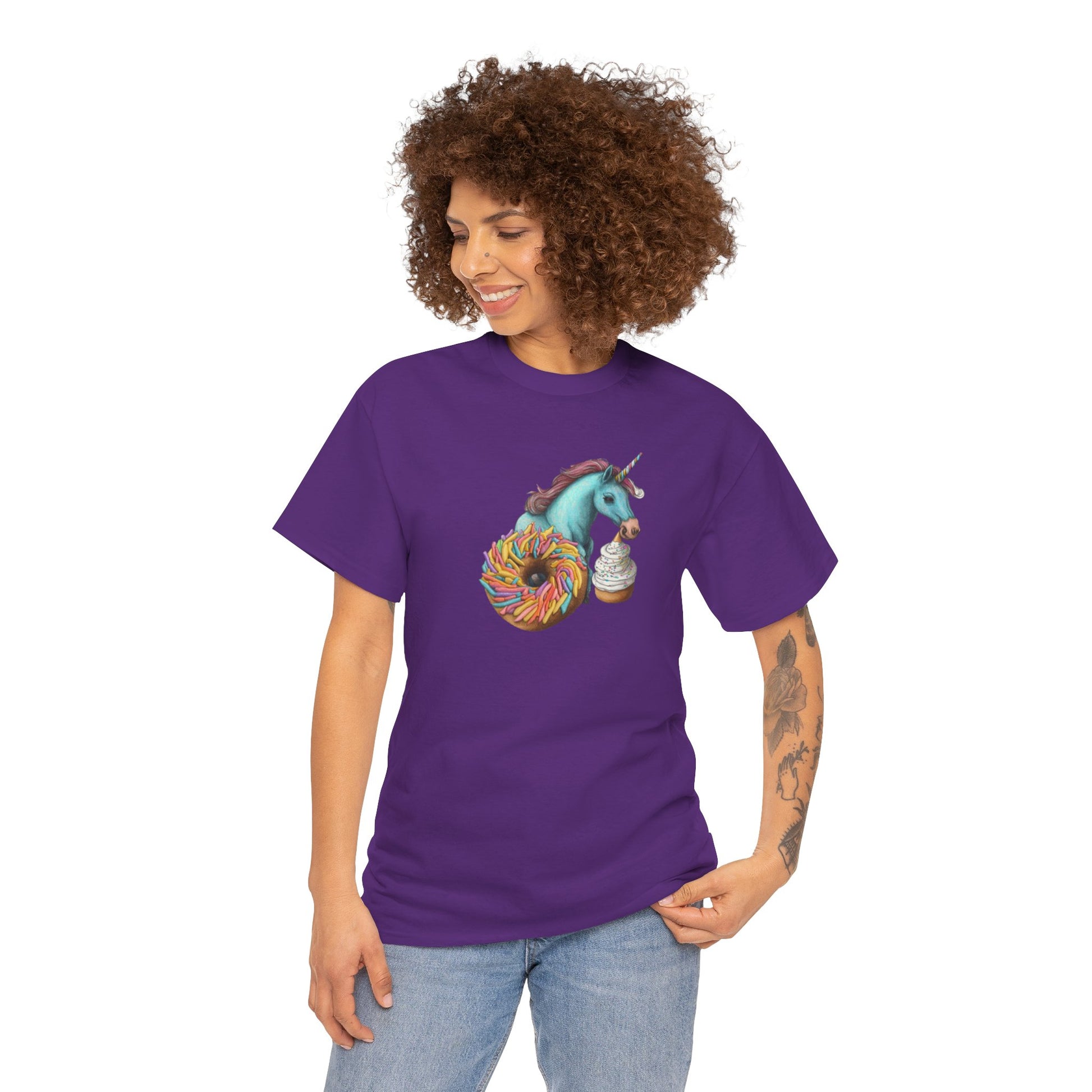 Unicorn and Donut Tshirt