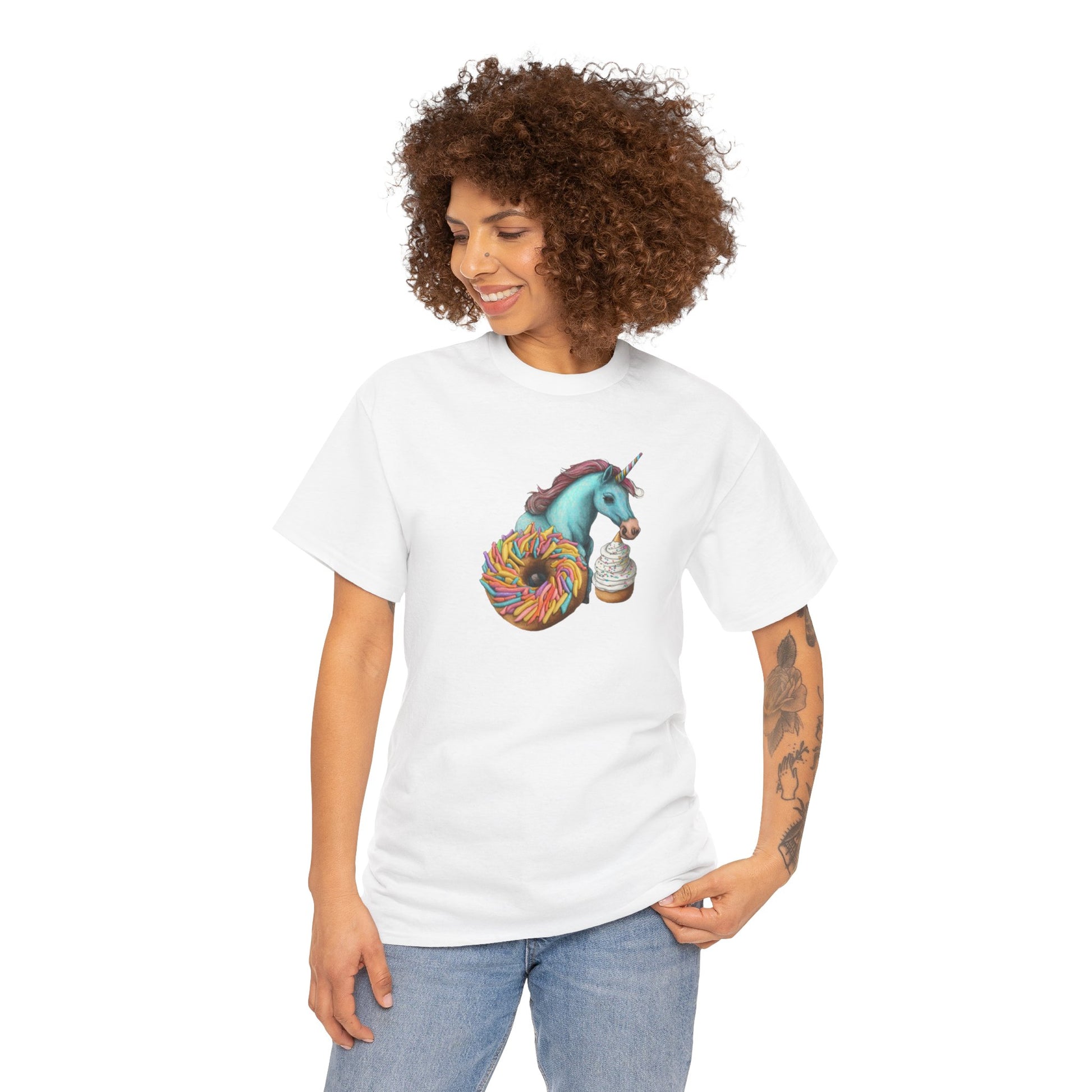 Unicorn and Donut Tshirt
