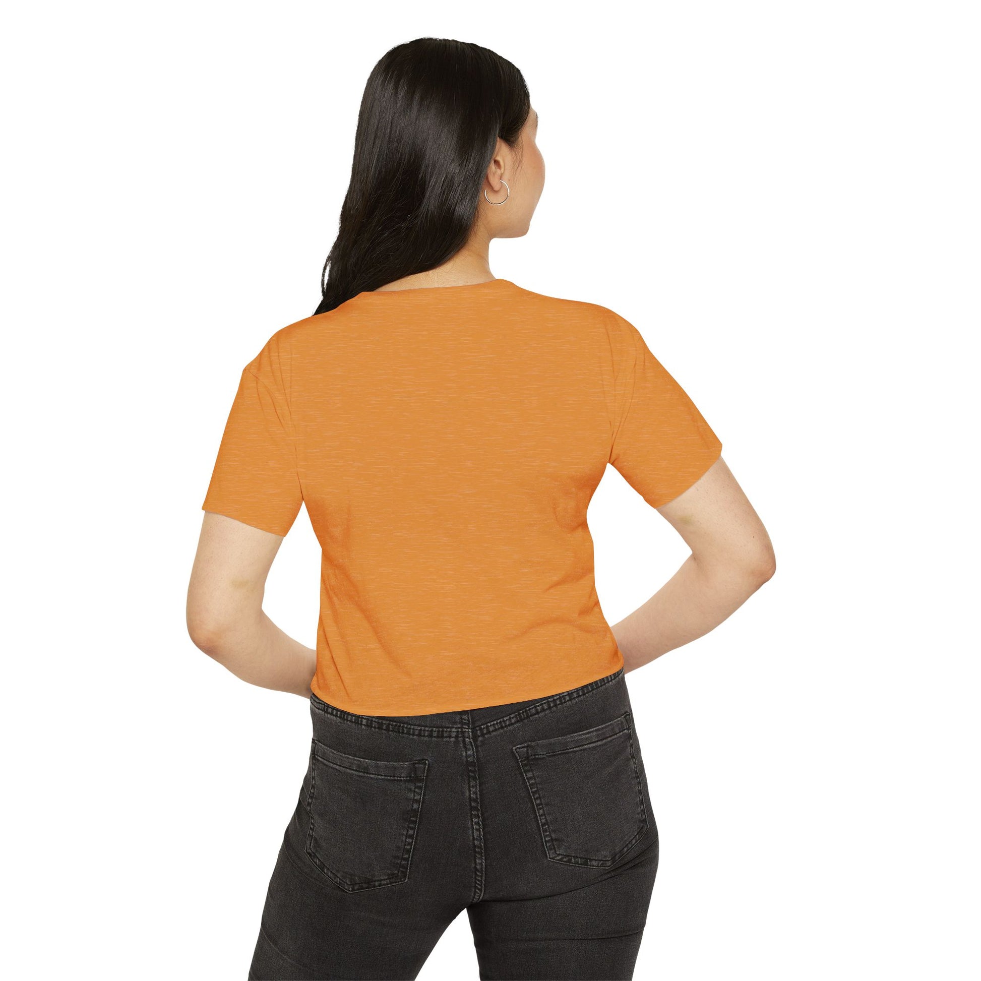 Colorful Handprint Festival Crop Top